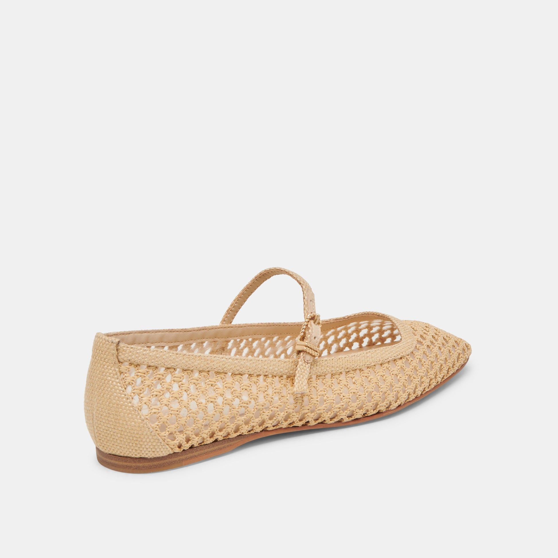 Dolce Vita REYES WIDE BALLET FLATS LT NATURAL WOVEN RAFFIA
 – Dolce Vita
