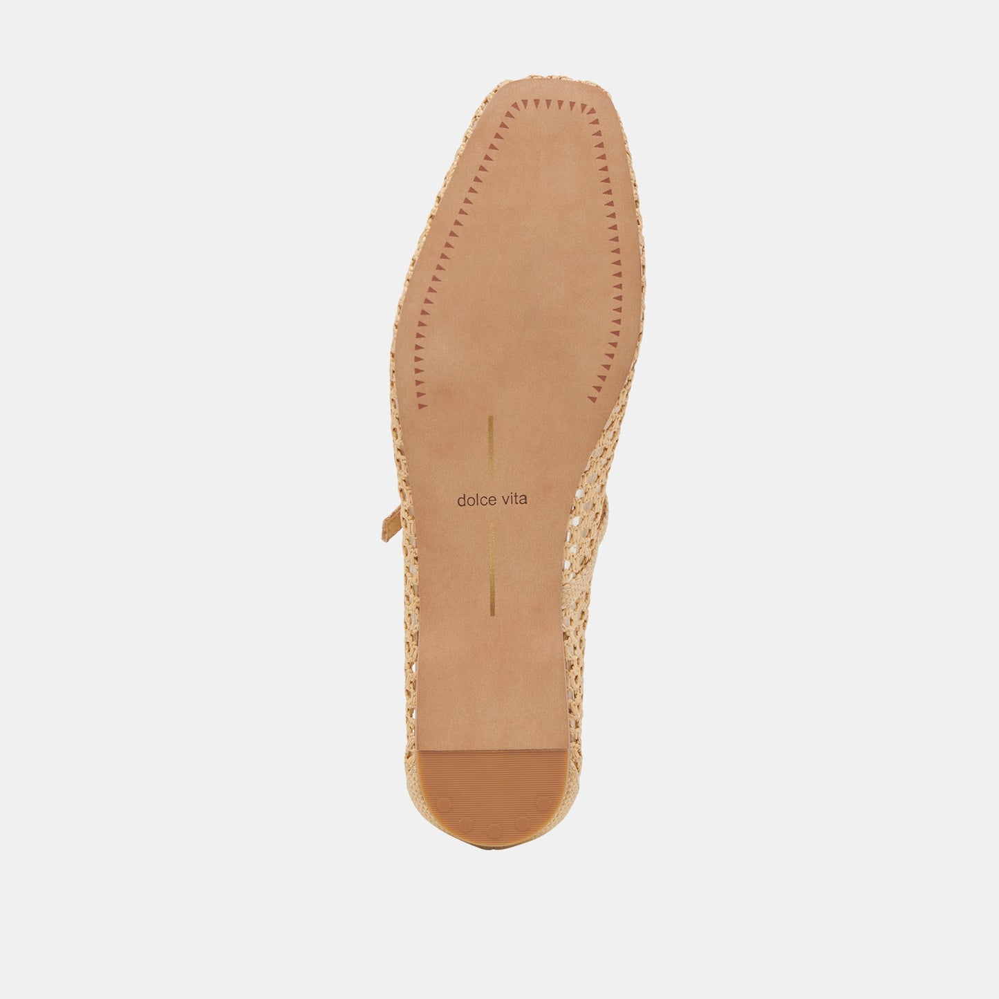 Dolce Vita REYES WIDE BALLET FLATS LT NATURAL WOVEN RAFFIA
 – Dolce Vita