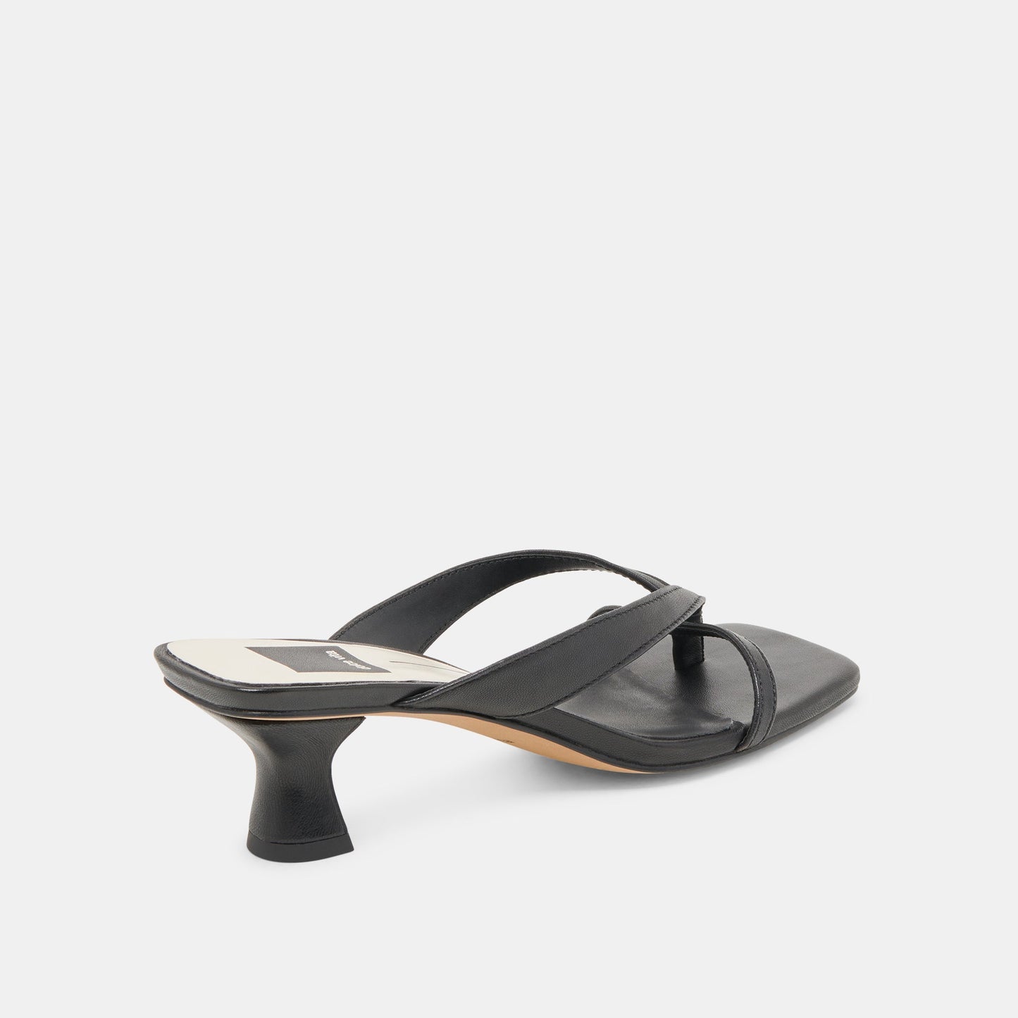 Dolce Vita BREVEL WIDE HEELS ONYX LEATHER
 – Dolce Vita