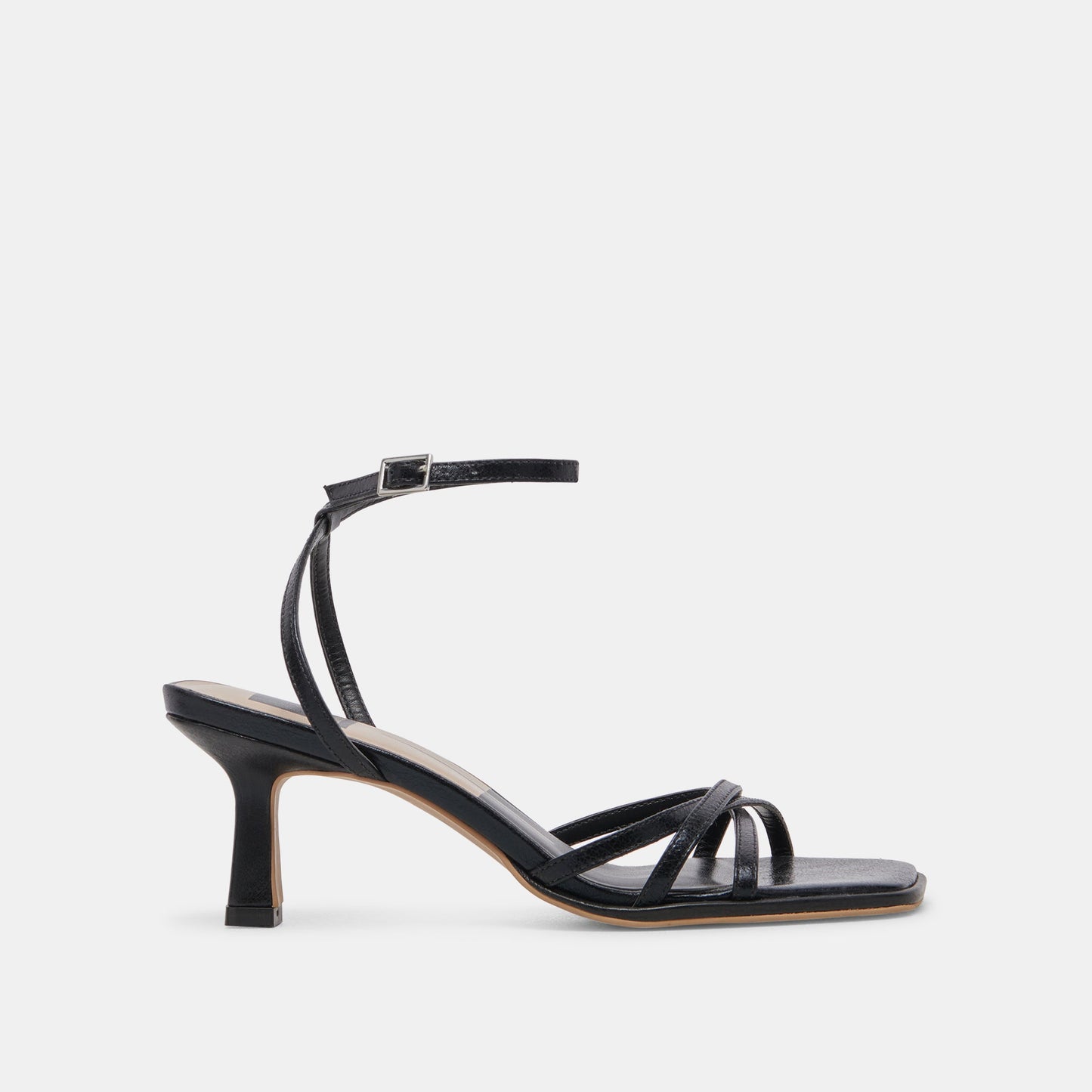 Dolce Vita Manji Wide Midnight Patent Leather Heels