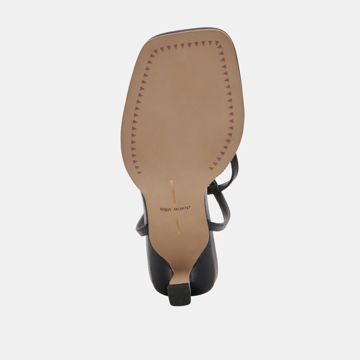 Dolce Vita Manji Wide Midnight Patent Leather Heels