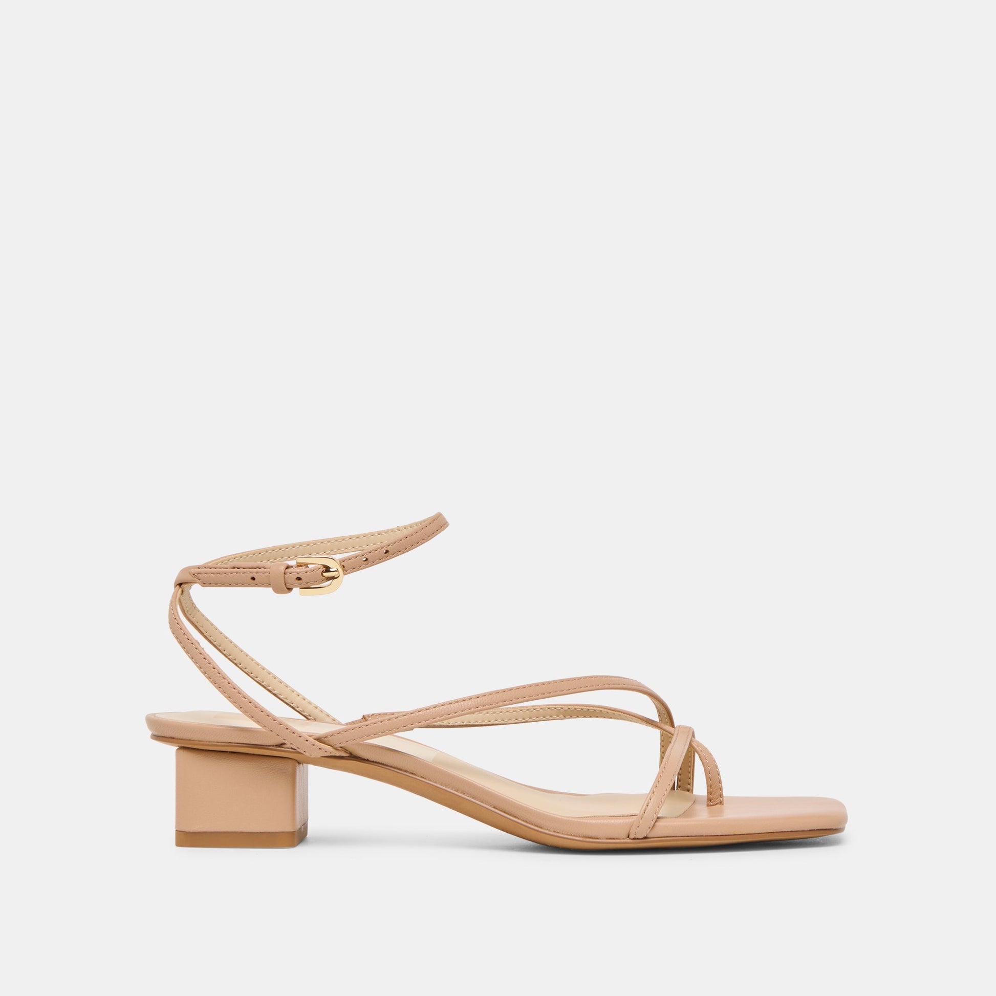 Dolce Vita Karlos Wide Lt Tan Leather Sandals