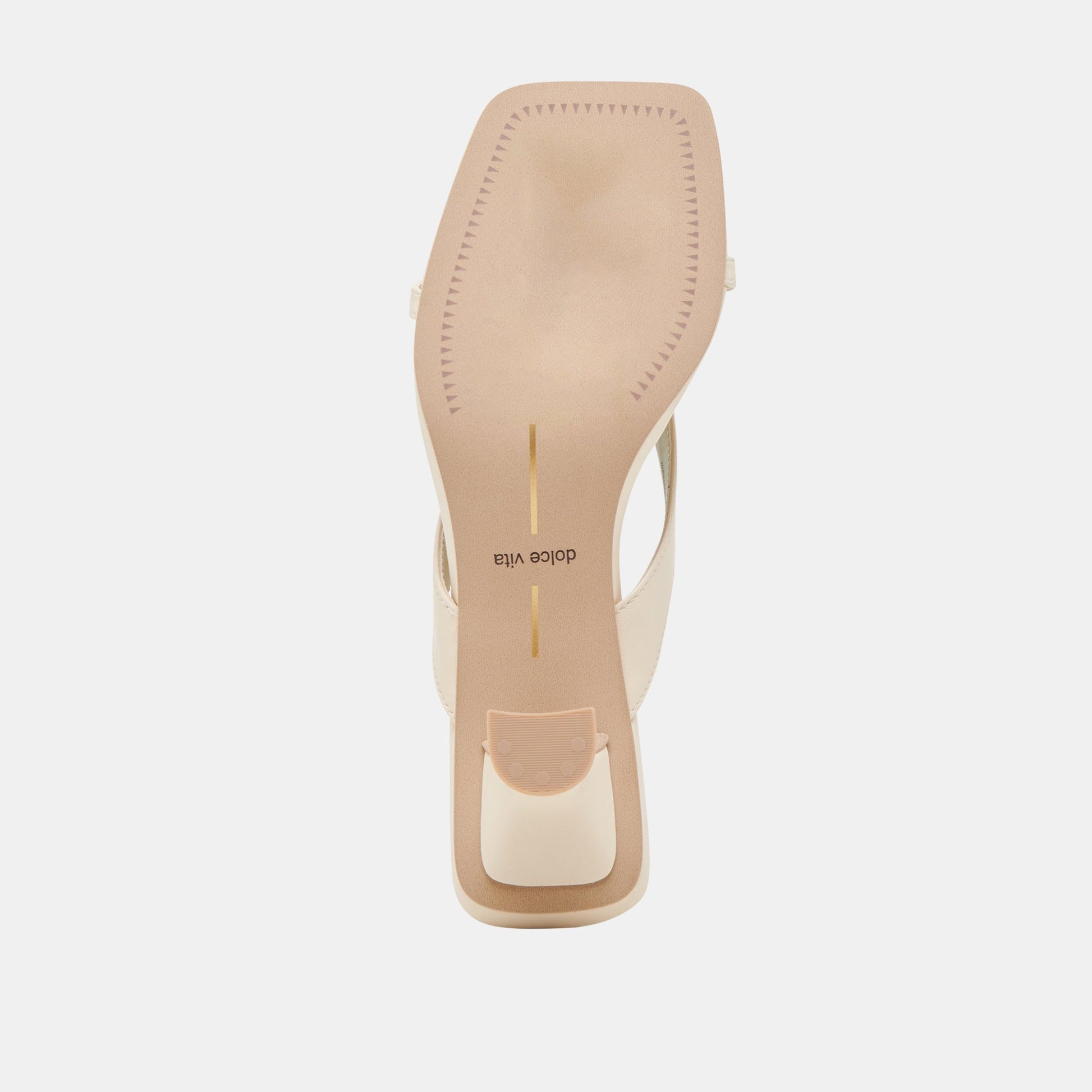 Dolce Vita Brevel Wide Bone Leather Heels