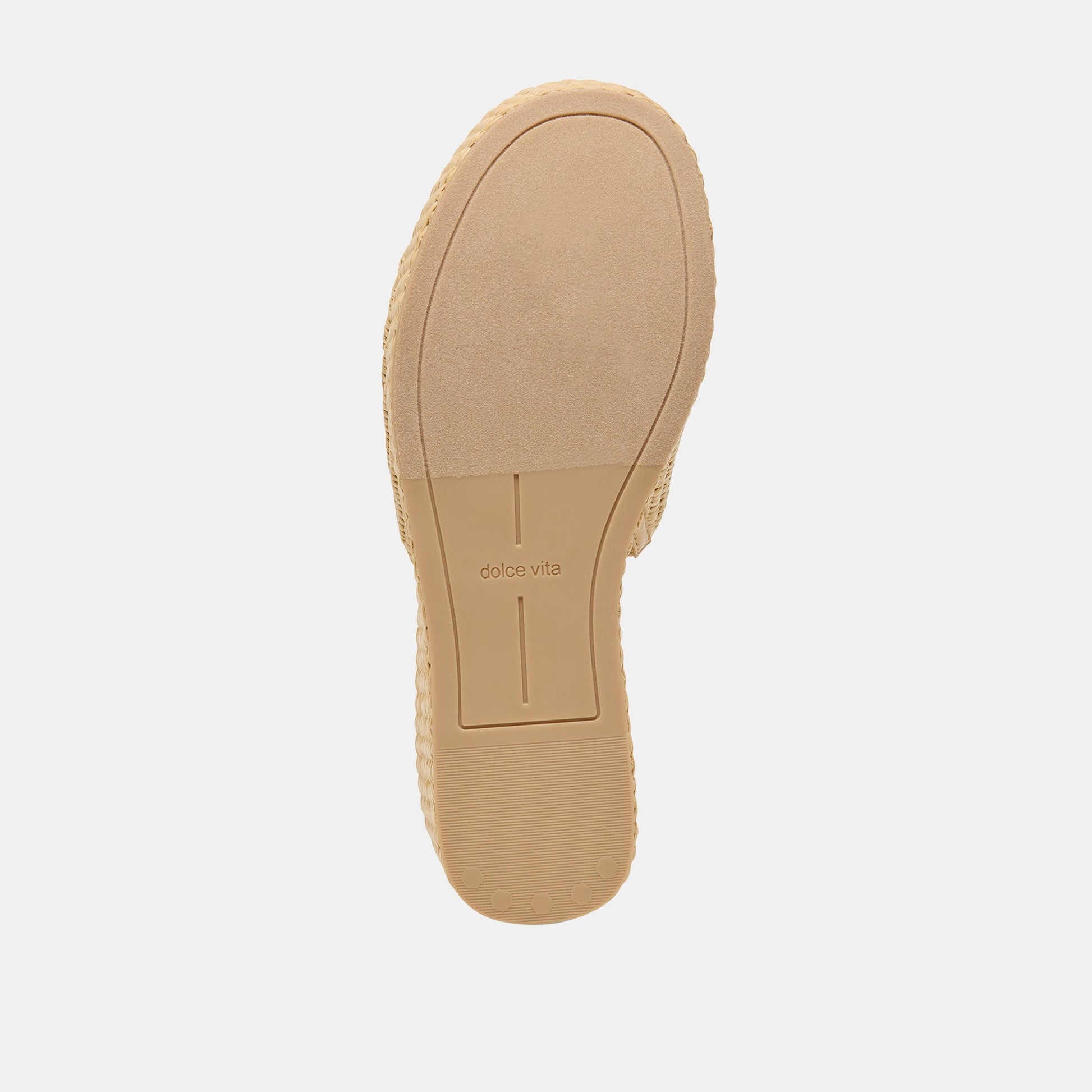 Dolce Vita Joclyn Wide Lt Natural Raffia Wedges