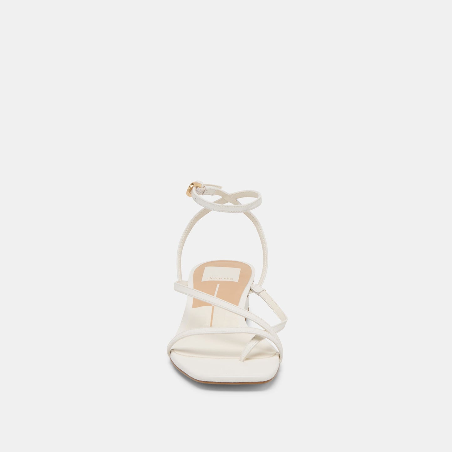 Dolce Vita Karlos Wide True White Leather Sandals