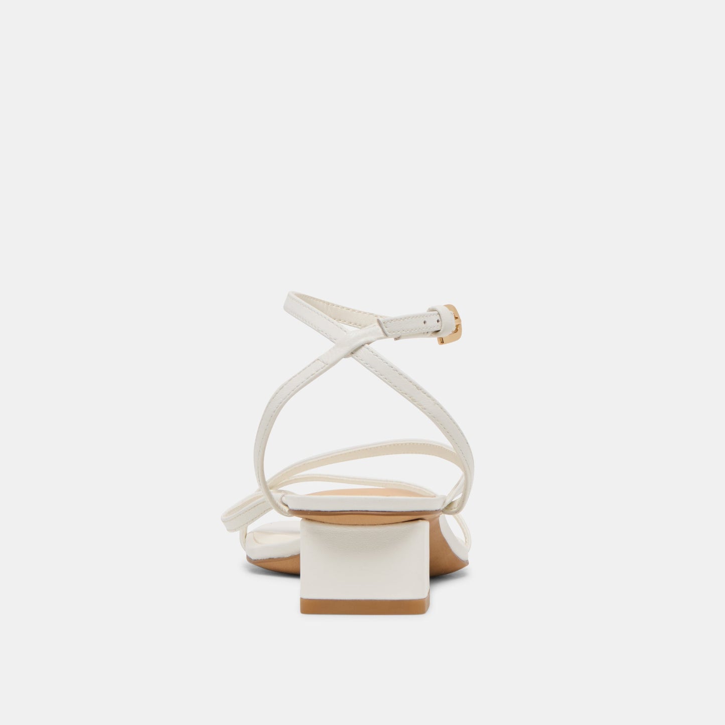Dolce Vita Karlos Wide True White Leather Sandals