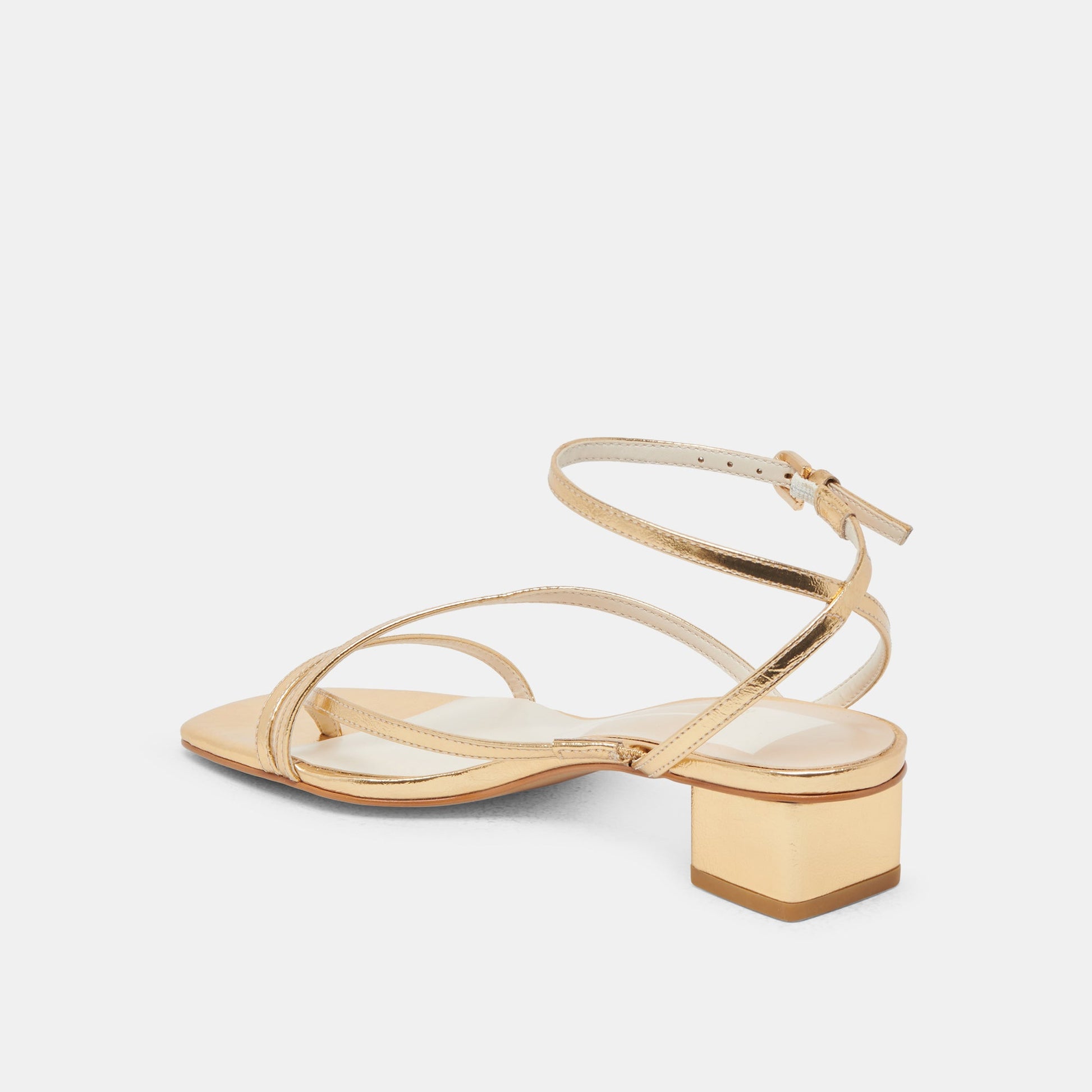 Dolce Vita Karlos Wide Gold Metallic Stella Sandals