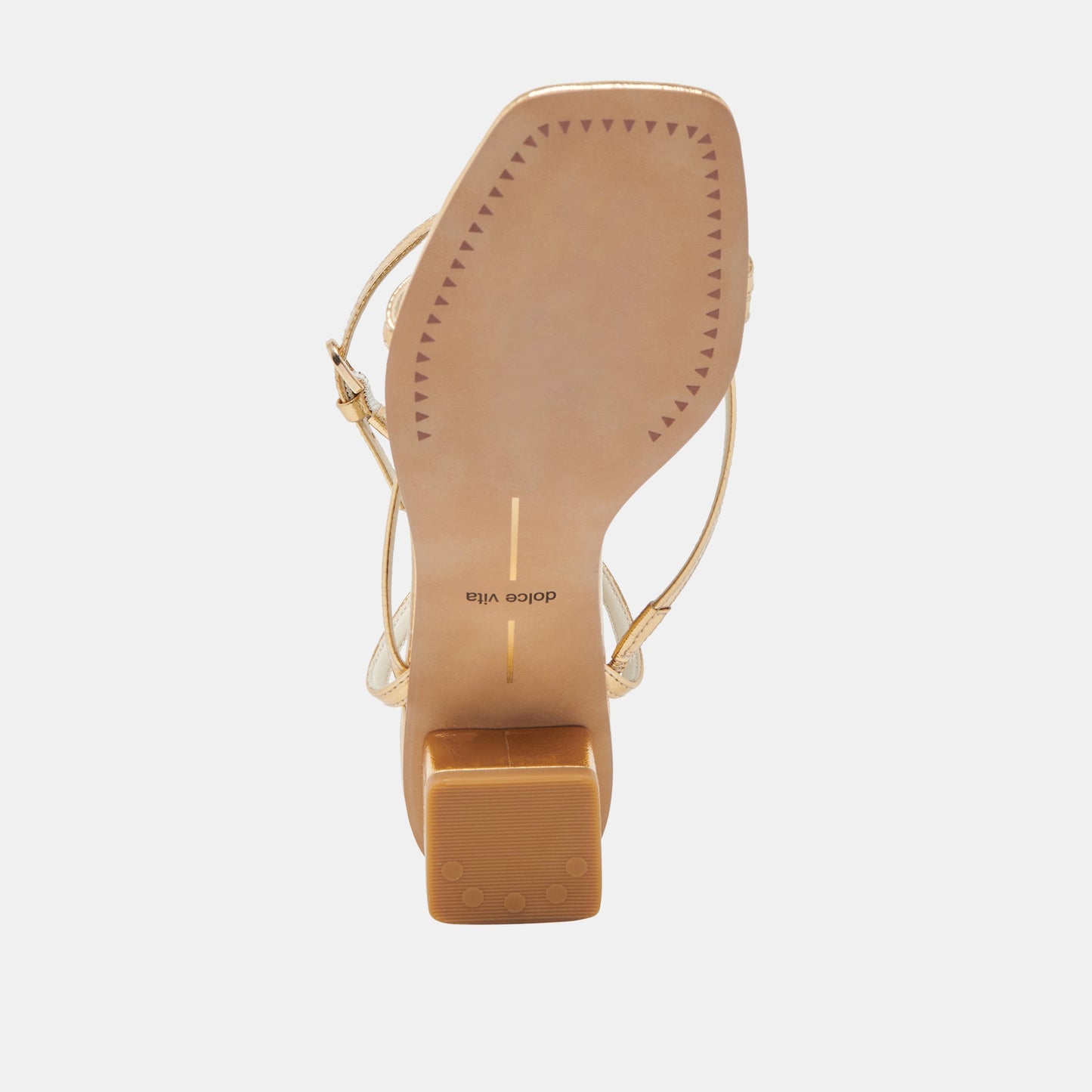 Dolce Vita Karlos Wide Gold Metallic Stella Sandals