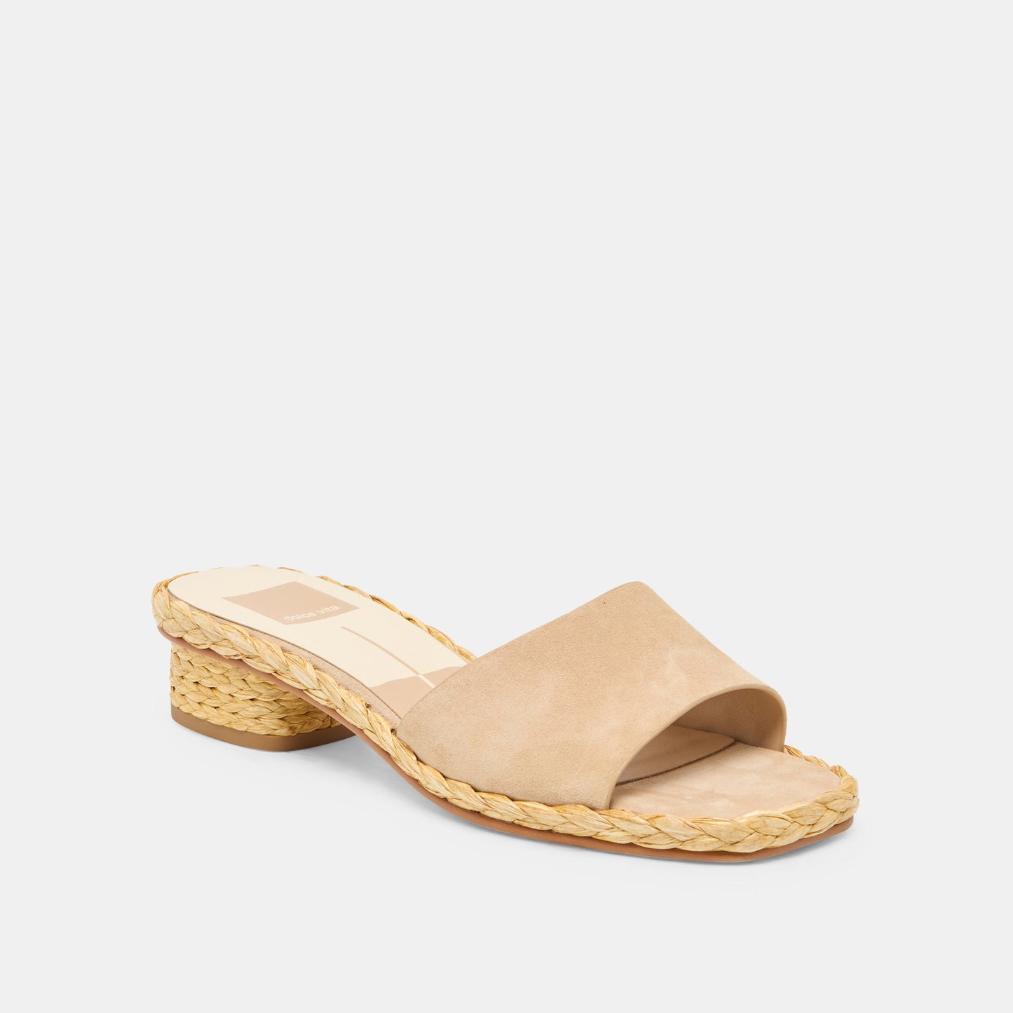 Dolce Vita Dixi Wide Camel Suede Sandals