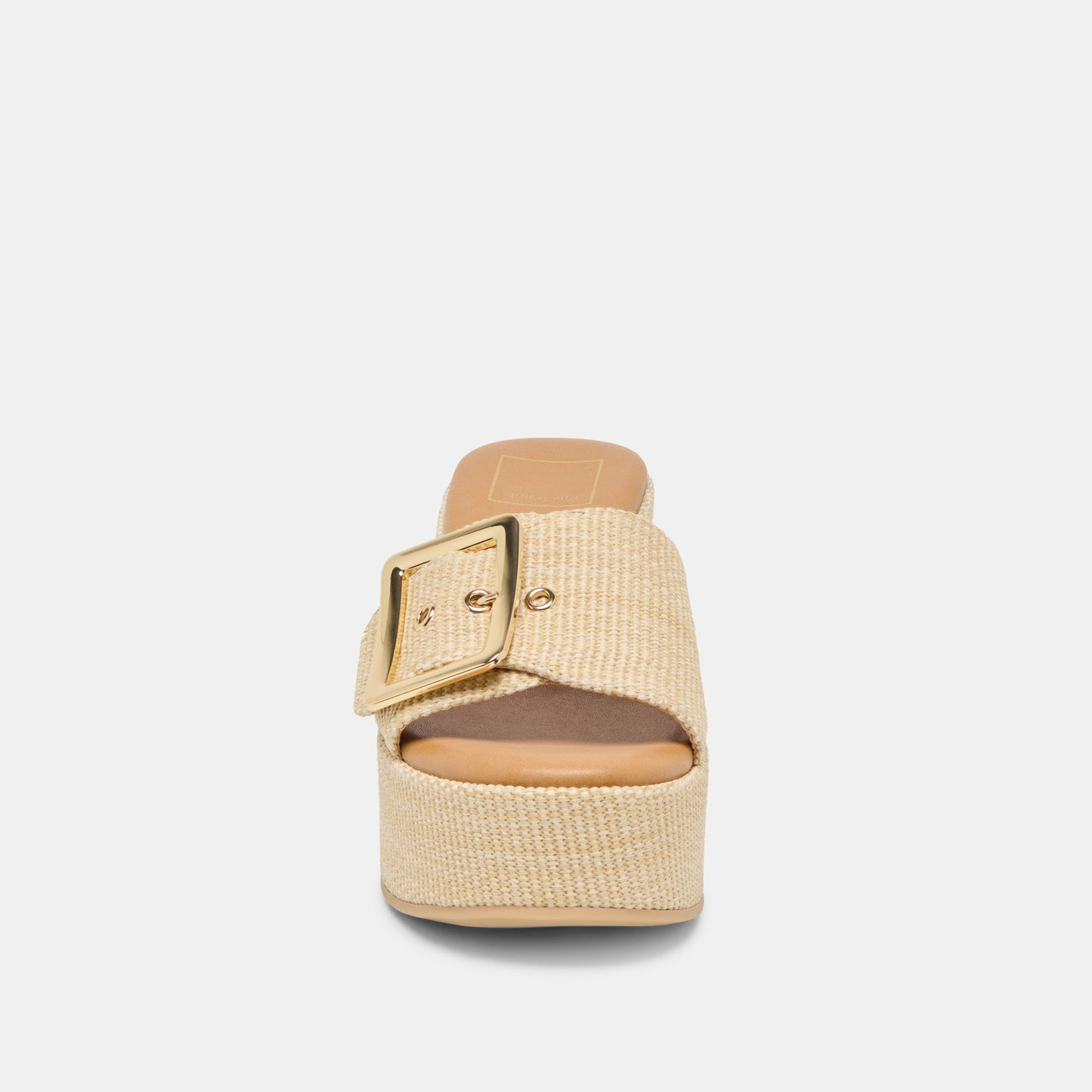 Dolce Vita Jilian Wide Lt Natural Raffia Wedges