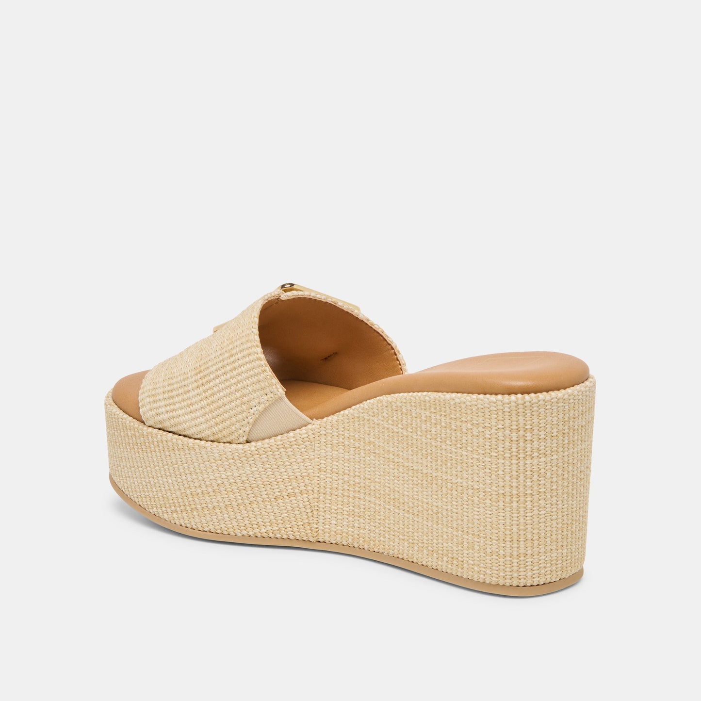 Dolce Vita Jilian Wide Lt Natural Raffia Wedges
