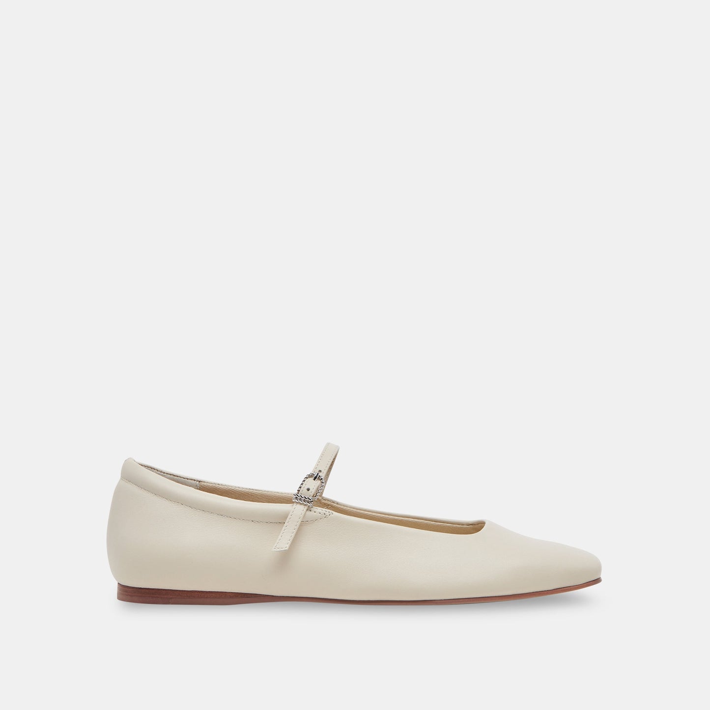 Dolce Vita Reyes Wide Ballet Flats Ivory Leather | Ivory Ballet Flats
 – Dolce Vita