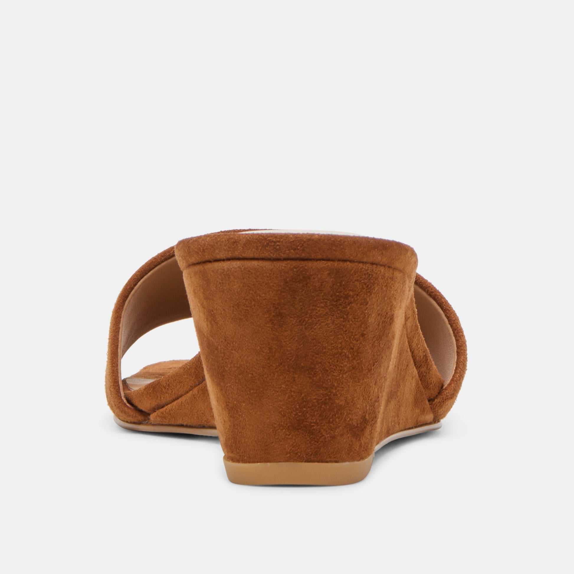 Dolce Vita Qaily Wide Brown Suede Wedges