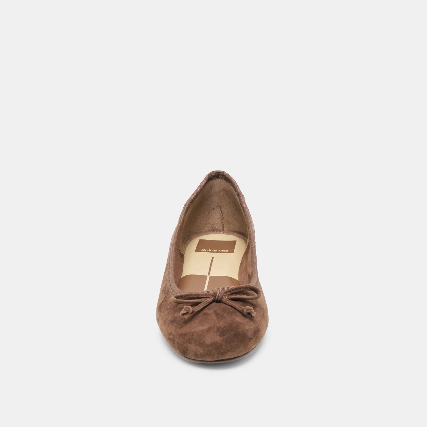 Dolce Vita Ritla Wide Dk Brown Suede Ballet Flats