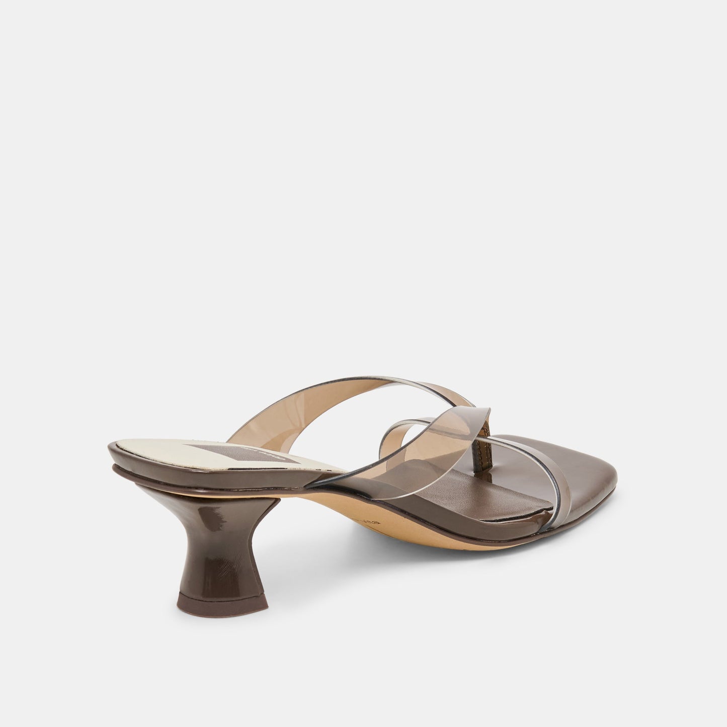 Dolce Vita Brevel Vinyl Wide Dk Brown Jelly Heels