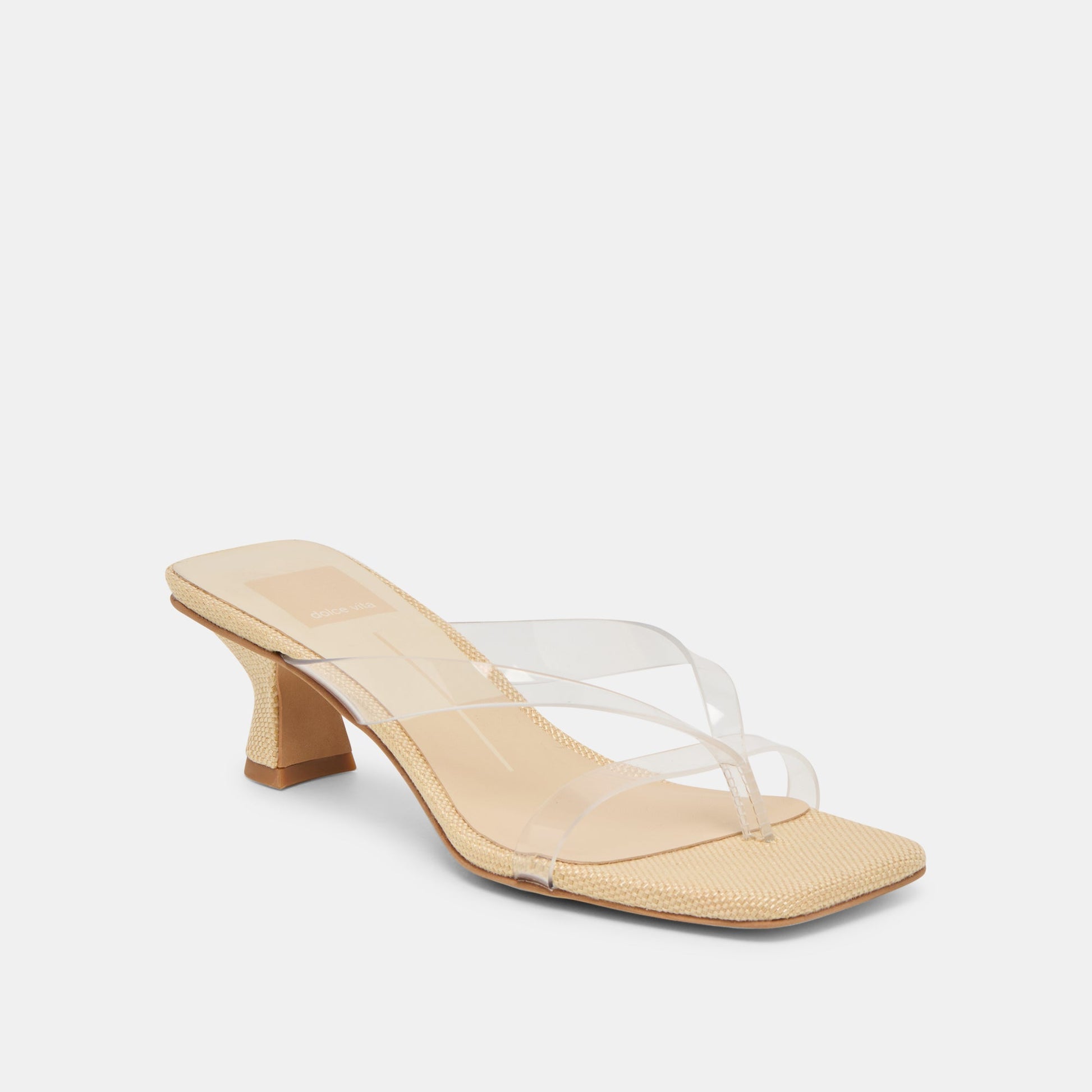 Dolce Vita Brevel Vinyl Wide Crystal Jelly Heels