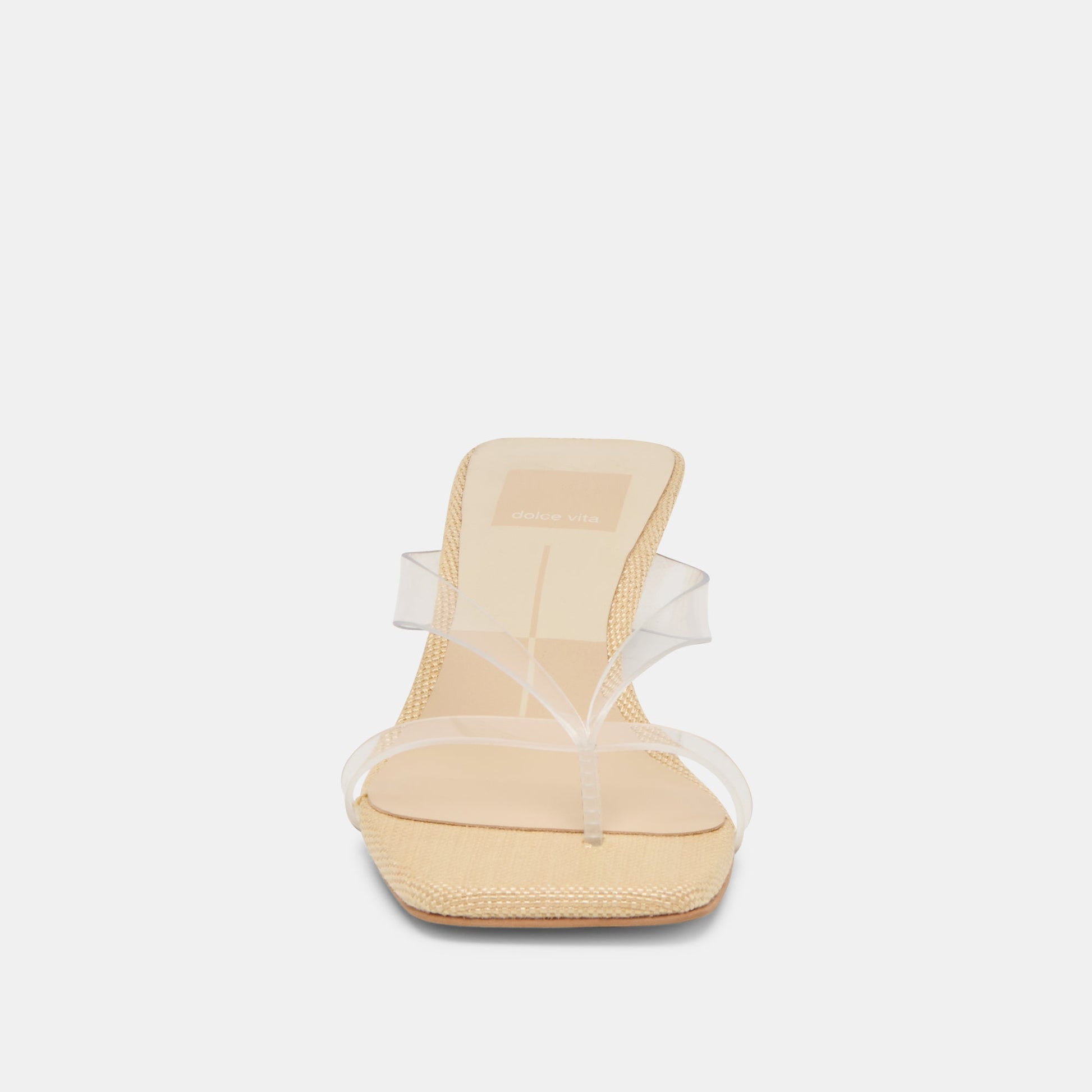 Dolce Vita Brevel Vinyl Wide Crystal Jelly Heels