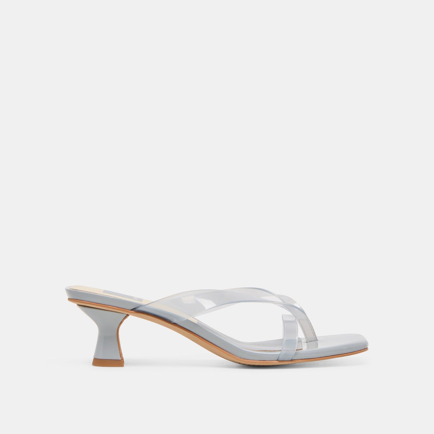 Dolce Vita Brevel Vinyl Wide Dusty Blue Jelly Heels
