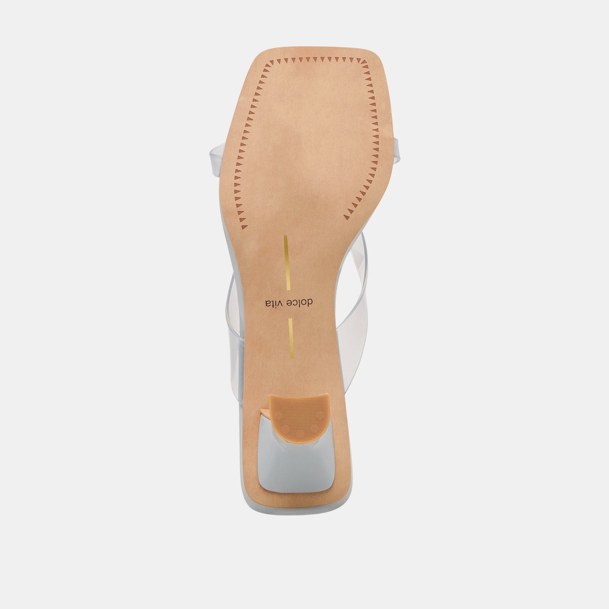 Dolce Vita Brevel Vinyl Wide Dusty Blue Jelly Heels