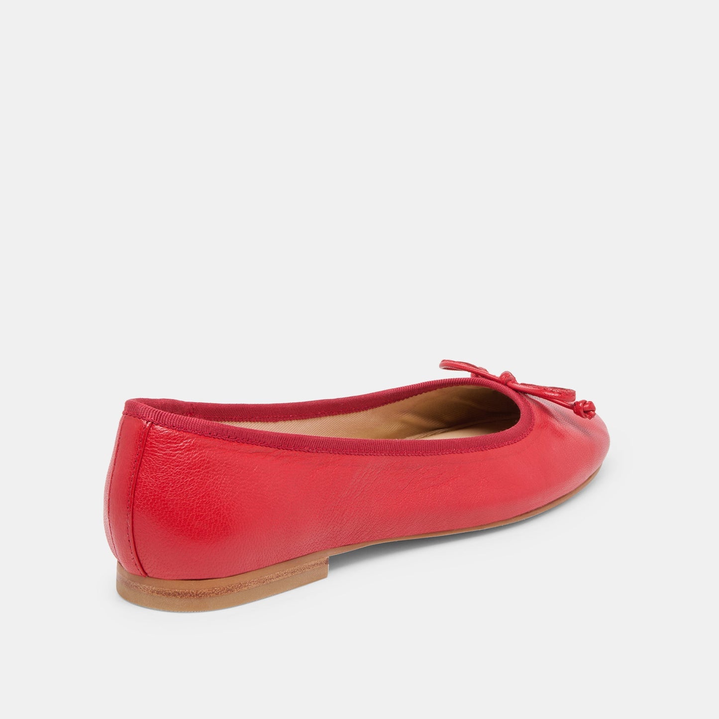 Dolce Vita Ritla Wide Cherry Leather Ballet Flats