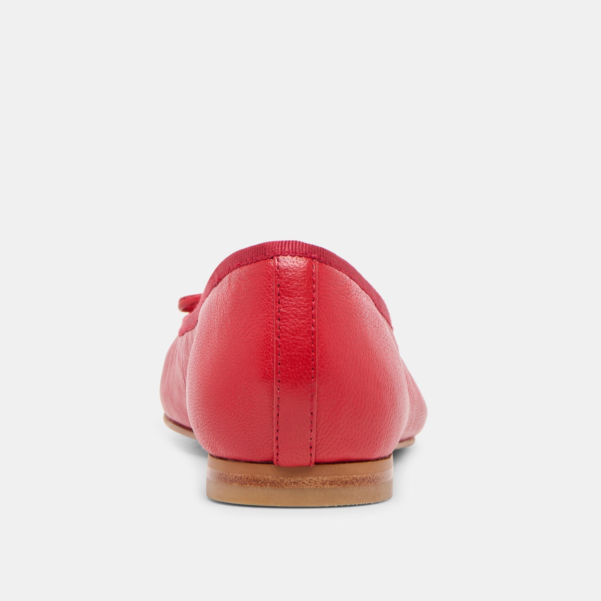 Dolce Vita Ritla Wide Cherry Leather Ballet Flats