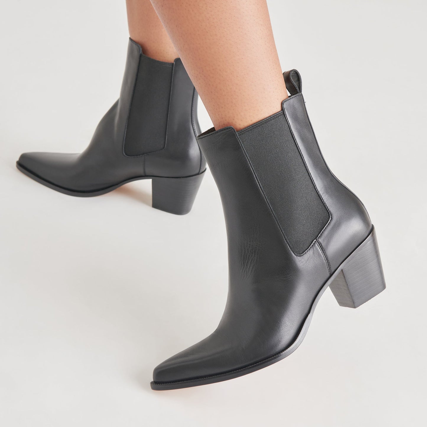 Dolce Vita SHADIE H2O WIDE BOOTIES BLACK LEATHER
 – Dolce Vita