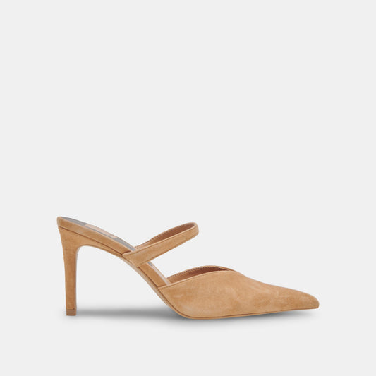 Dolce Vita KANIKA WIDE HEELS TAN SUEDE
 – Dolce Vita