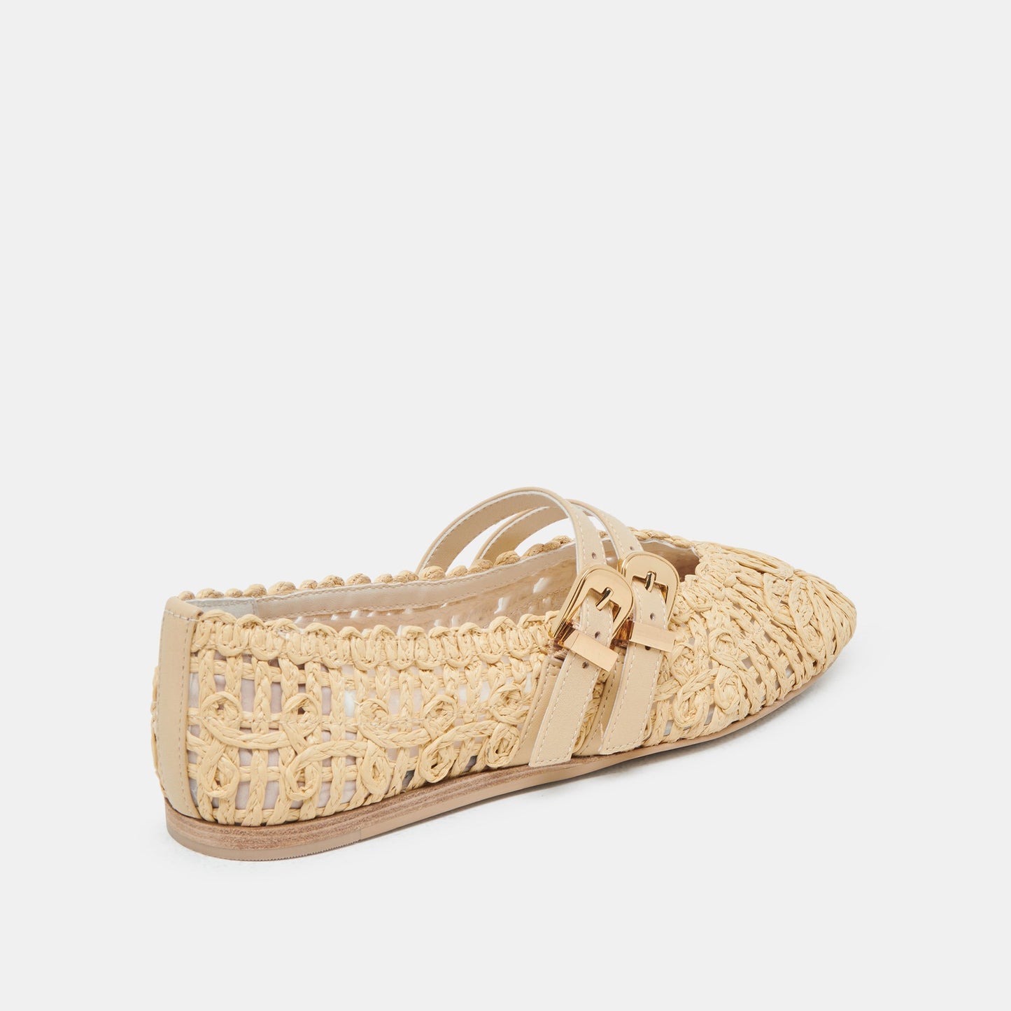 Dolce Vita BAYLEE SUNFLOWER WIDE BALLET FLATS LT NATURAL MACRAME
 – Dolce Vita