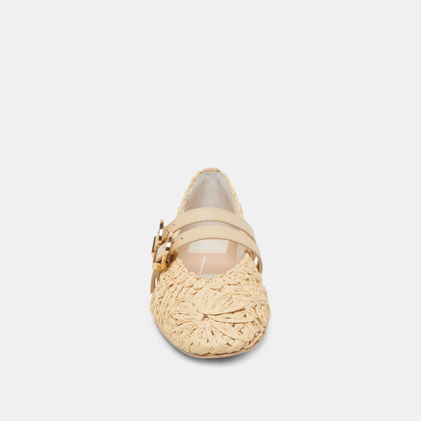 Dolce Vita BAYLEE SUNFLOWER WIDE BALLET FLATS LT NATURAL MACRAME
 – Dolce Vita