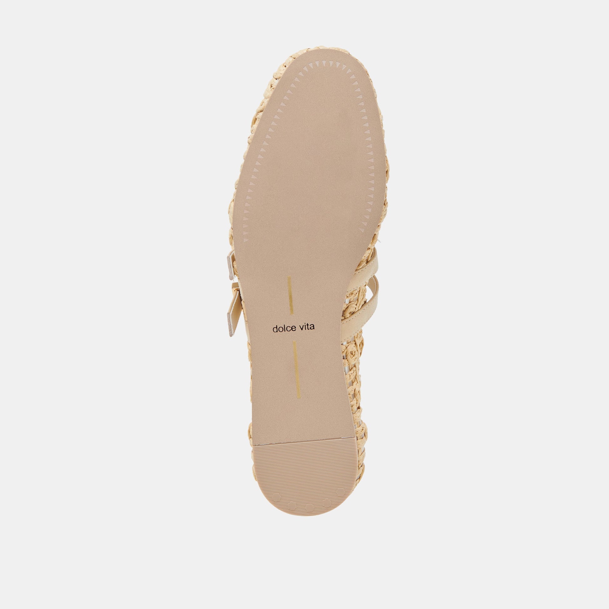 Dolce Vita BAYLEE SUNFLOWER WIDE BALLET FLATS LT NATURAL MACRAME
 – Dolce Vita