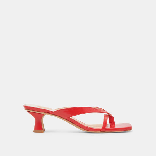 Dolce Vita BREVEL WIDE HEELS CHILI LEATHER
 – Dolce Vita