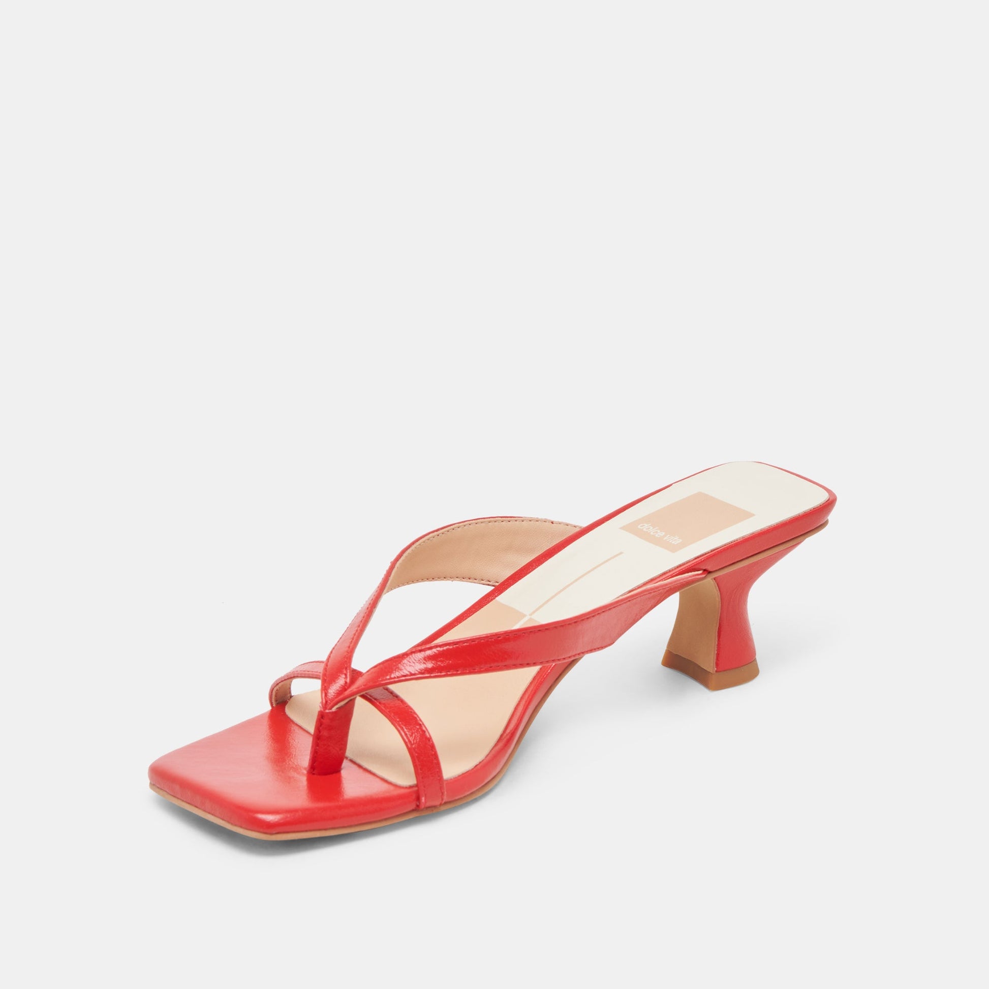 Dolce Vita BREVEL WIDE HEELS CHILI LEATHER
 – Dolce Vita
