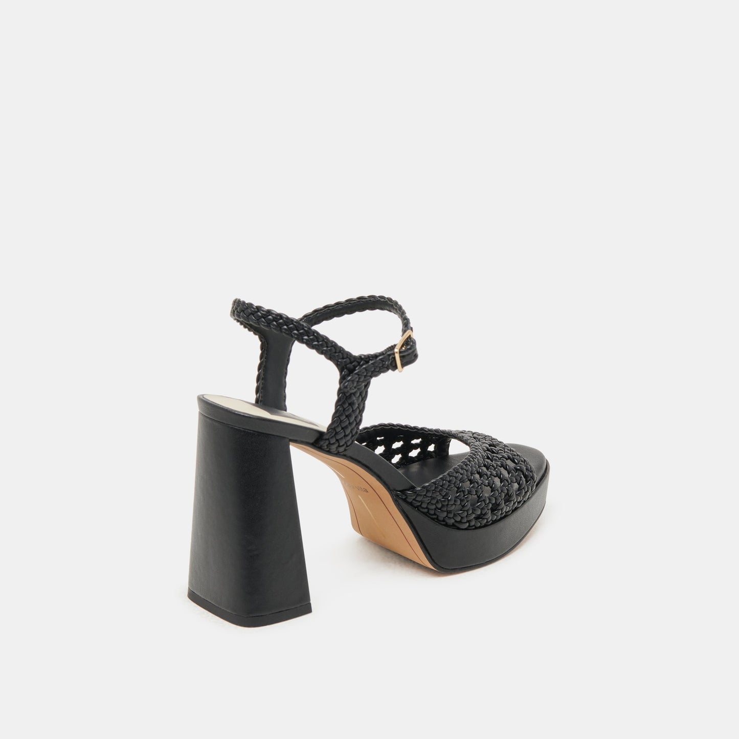 Dolce Vita PEYTEN WIDE HEELS BLACK WOVEN STELLA
 – Dolce Vita