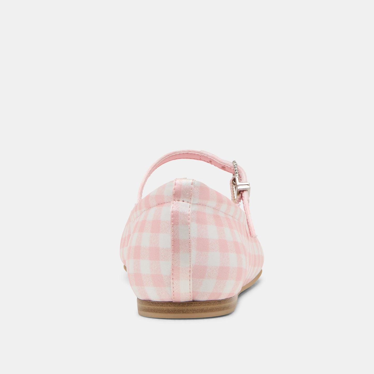 Dolce Vita Reyes X Byrdie Golf Pink Plaid Gingham Wide Ballet Flats