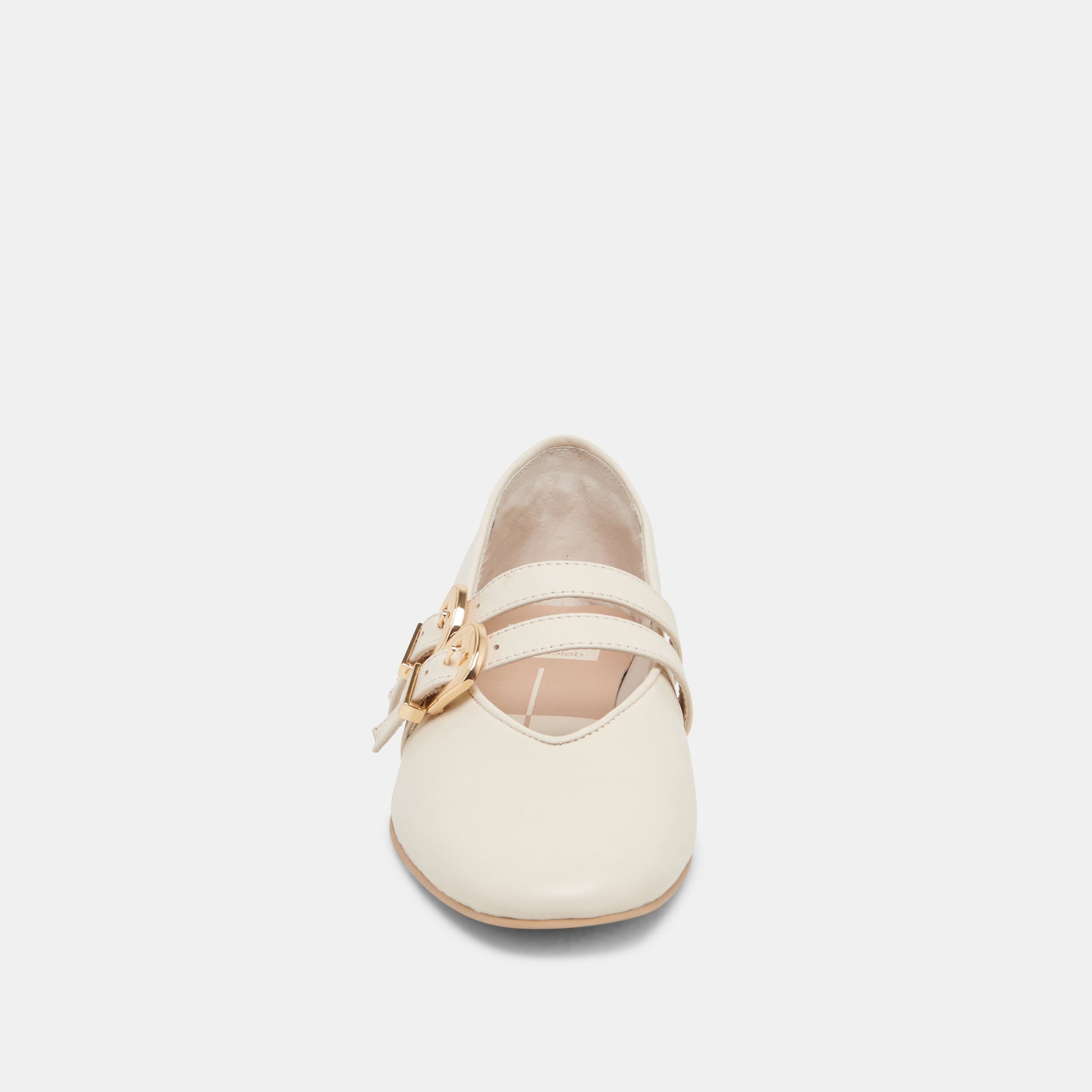 Dolce Vita BAYLEE WIDE BALLET FLATS IVORY LEATHER
 – Dolce Vita