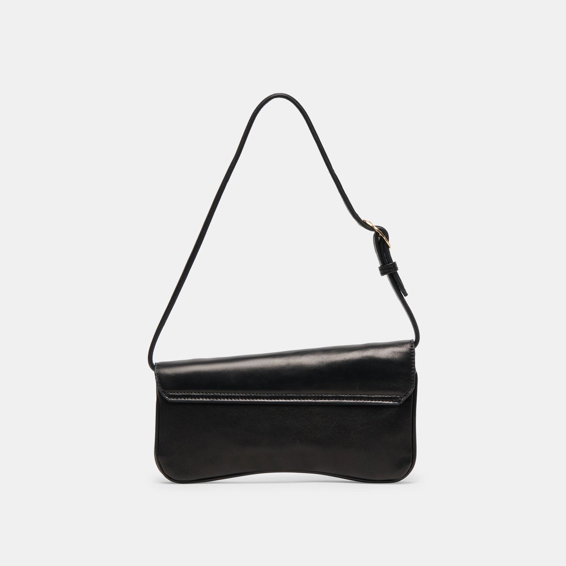Dolce Vita Azura Black Leather Shoulder Bag