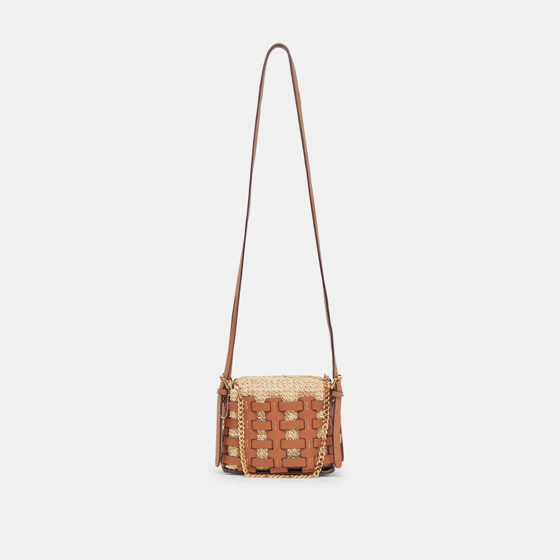 Dolce Vita CASSIS CROSSBODY SADDLE NATURAL RAFFIA
 – Dolce Vita