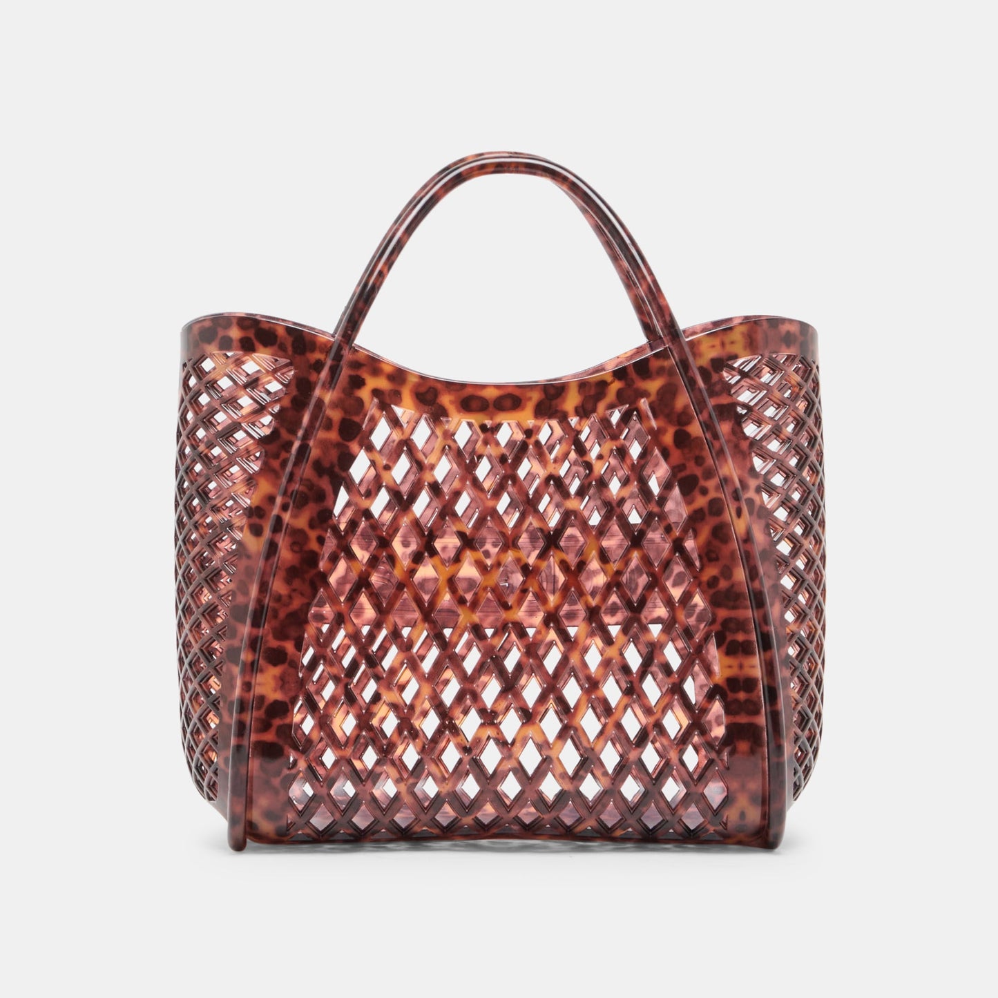 Dolce Vita TOAST Tortoise Stella Jelly Top-Handle Handbag