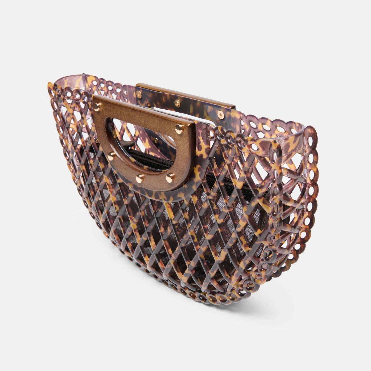 Dolce Vita Solandra Tortoise Jelly Clutch