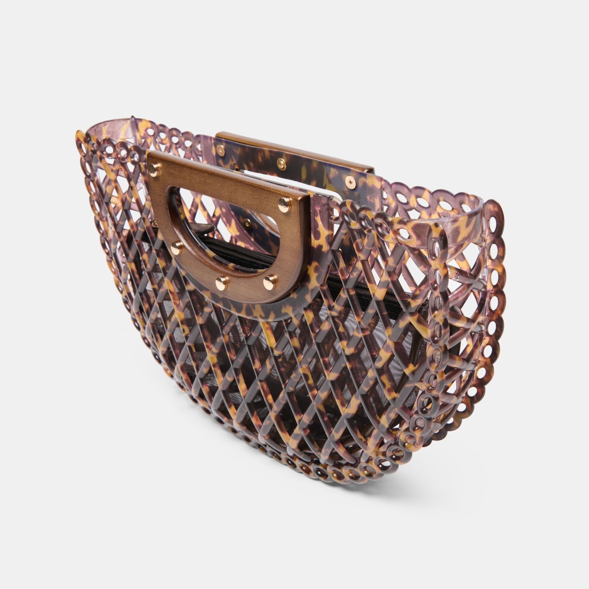 Dolce Vita Solandra Tortoise Jelly Clutch