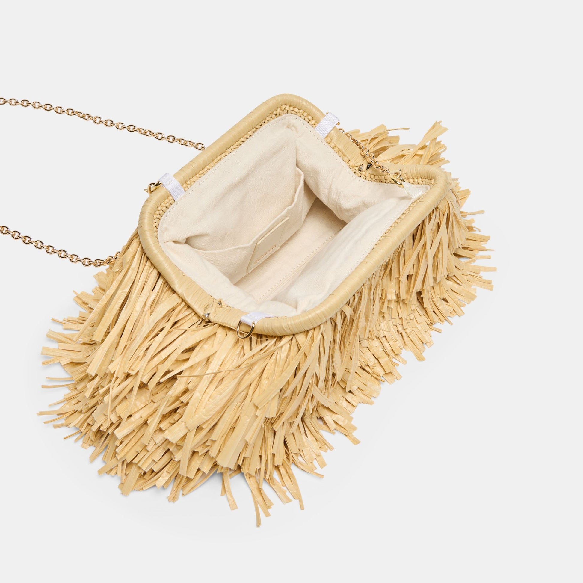 Dolce Vita Serina Natural Raffia Clutch