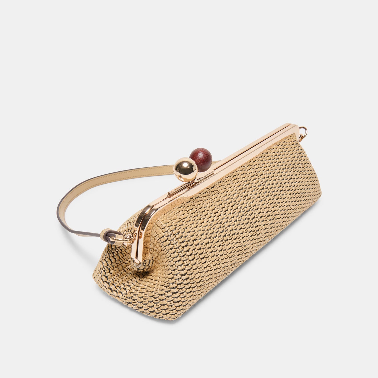 Dolce Vita Ambriaa Natural Raffia Shoulder Bag