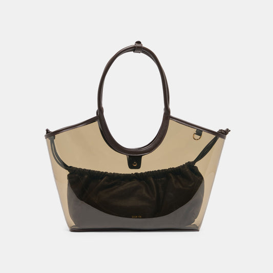 Dolce Vita GISELLE Smoke Jelly Tote Shoulder Bag