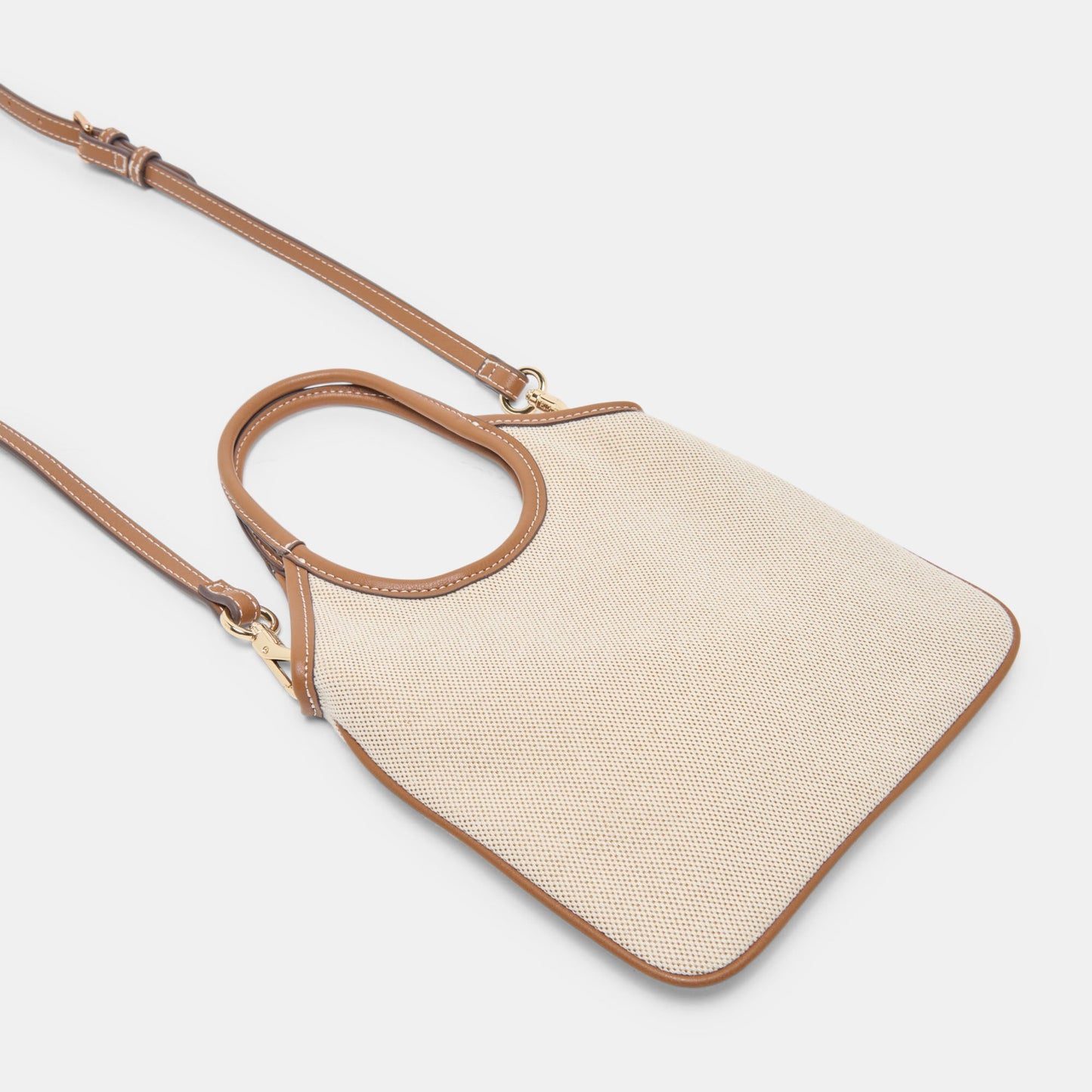 Dolce Vita SYLVENE Natural Canvas Removable Crossbody Handbag
