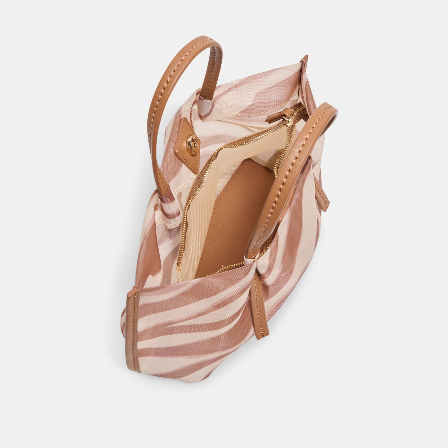 Dolce Vita Selene Zebra Mesh Handbag