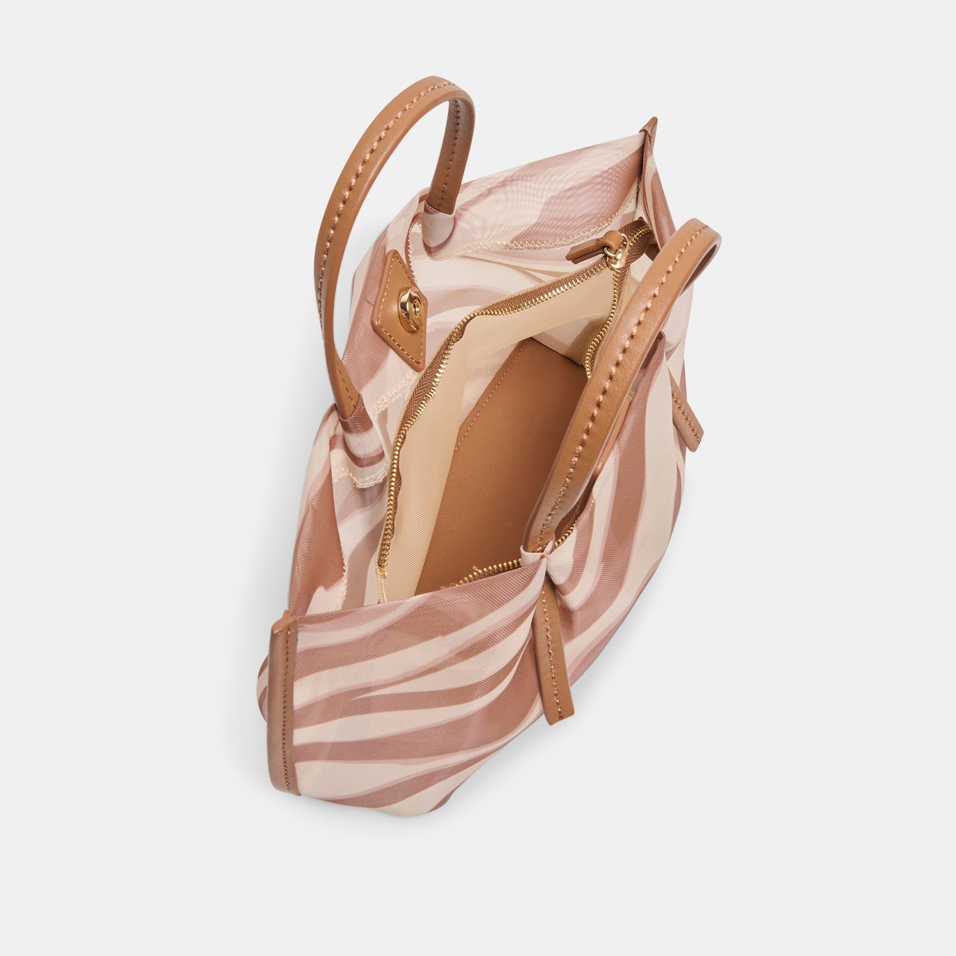 Dolce Vita Selene Zebra Mesh Handbag
