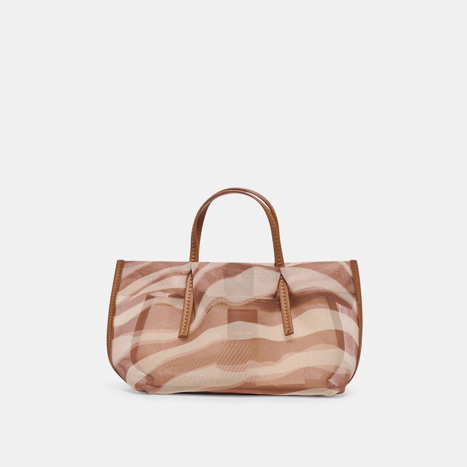 Dolce Vita Selene Zebra Mesh Handbag