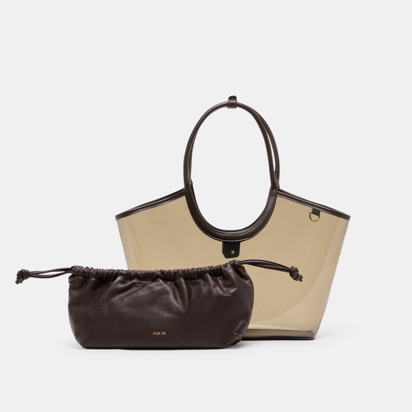 Dolce Vita GISELLE Smoke Jelly Tote Shoulder Bag