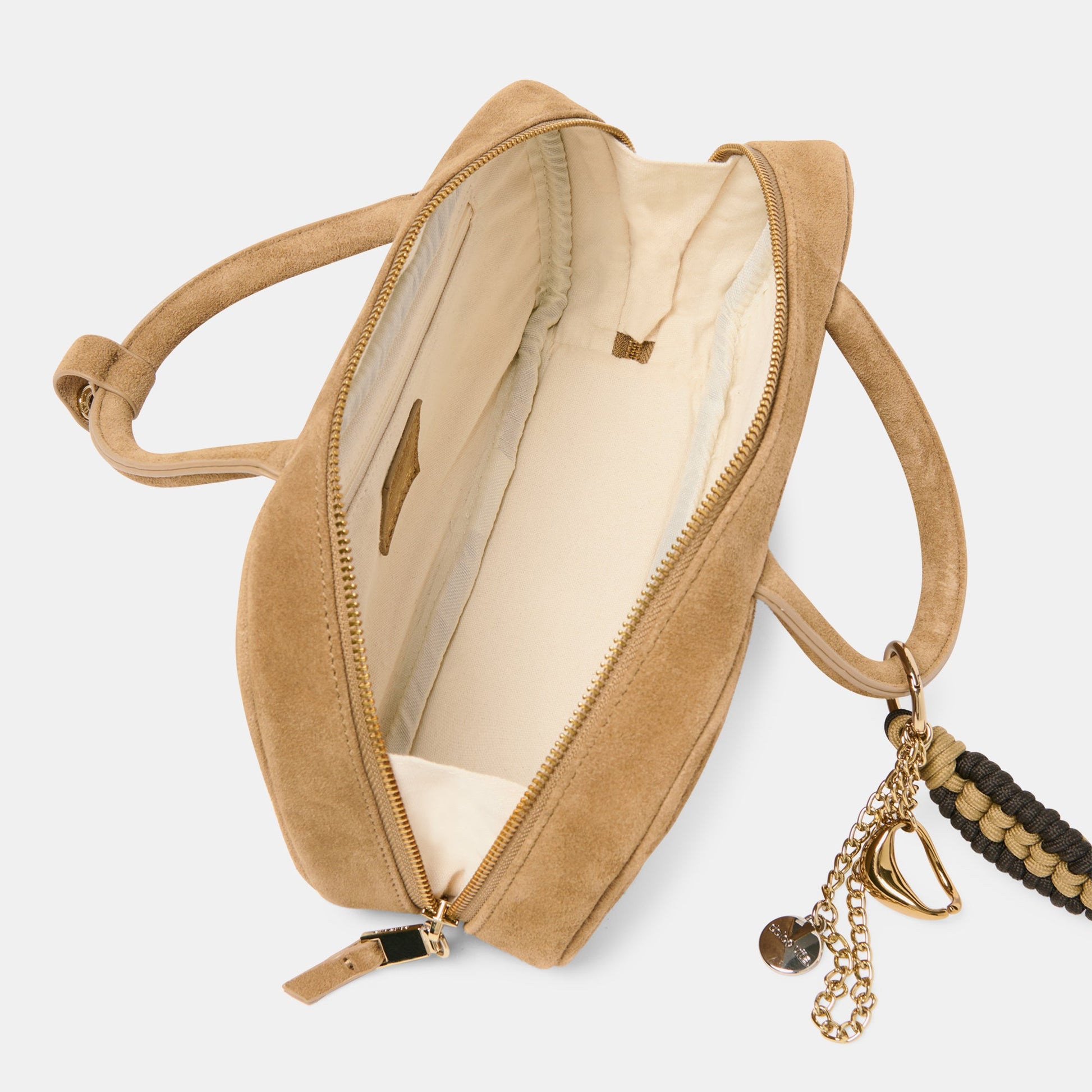 Dolce Vita SANTINA HANDBAG TAUPE SUEDE
 – Dolce Vita