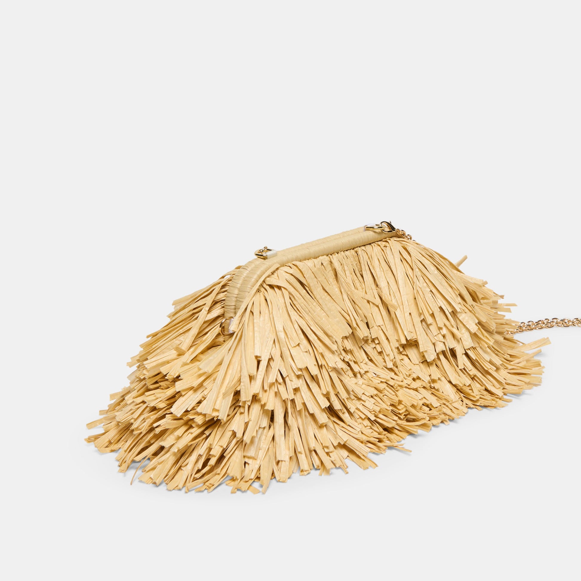Dolce Vita Serina Natural Raffia Clutch